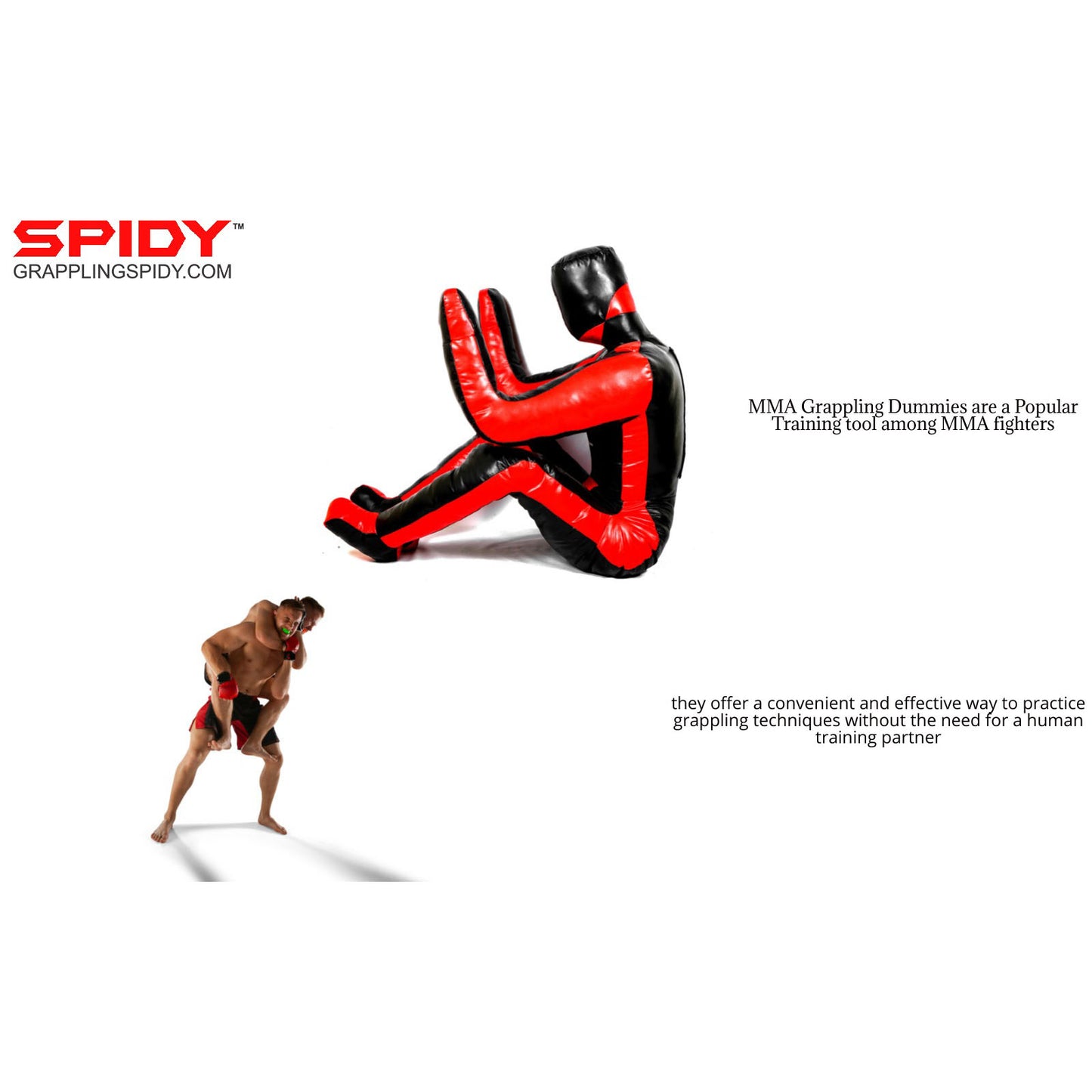 Sitting MMA Grappling Dummy – BJJ, Wrestling, Judo & Martial Arts Training